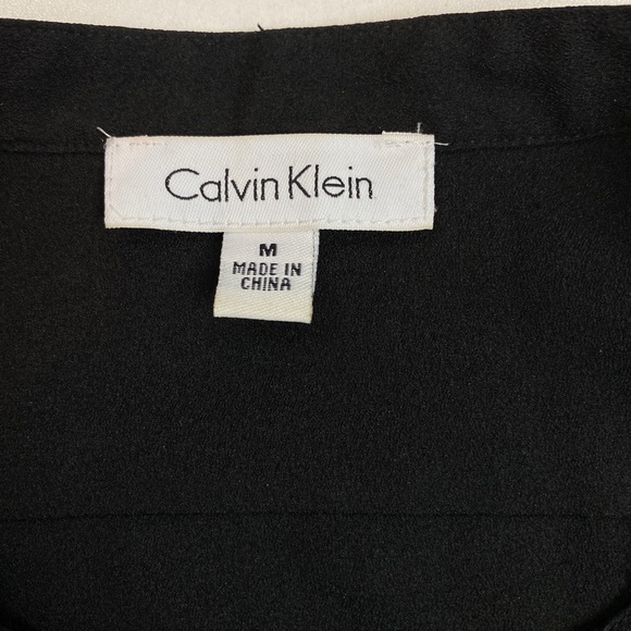 Calvin Klein Zip Pocket Roll Tab Blouse - Picture 5 of 9